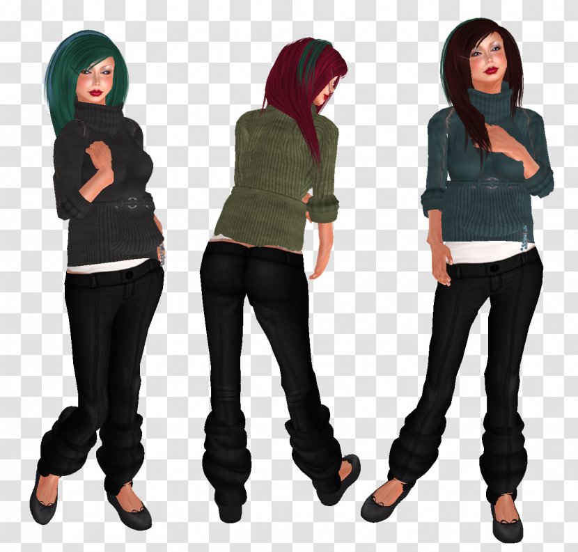 Hoodie Jeans - Trousers Transparent PNG