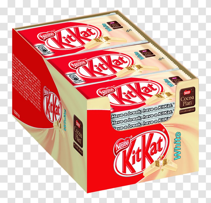 Chocolate Bar White Nestlé Chunky Kit Kat Milk - Nesquik Transparent PNG