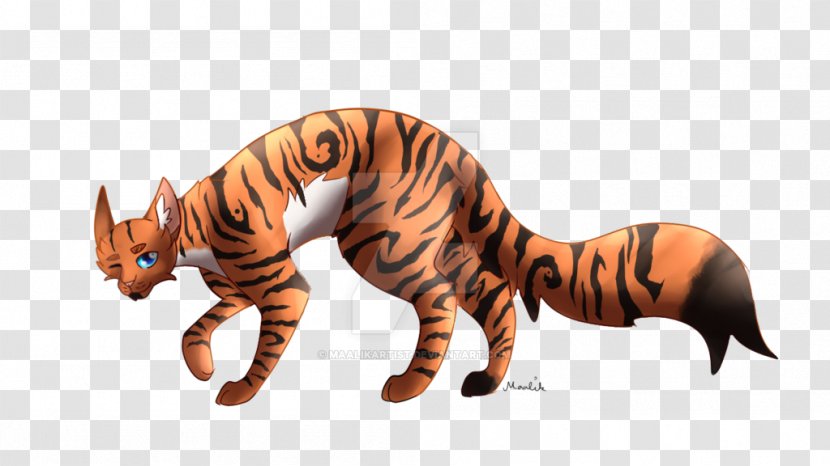 Tiger Big Cat Terrestrial Animal Claw - Mammal Transparent PNG