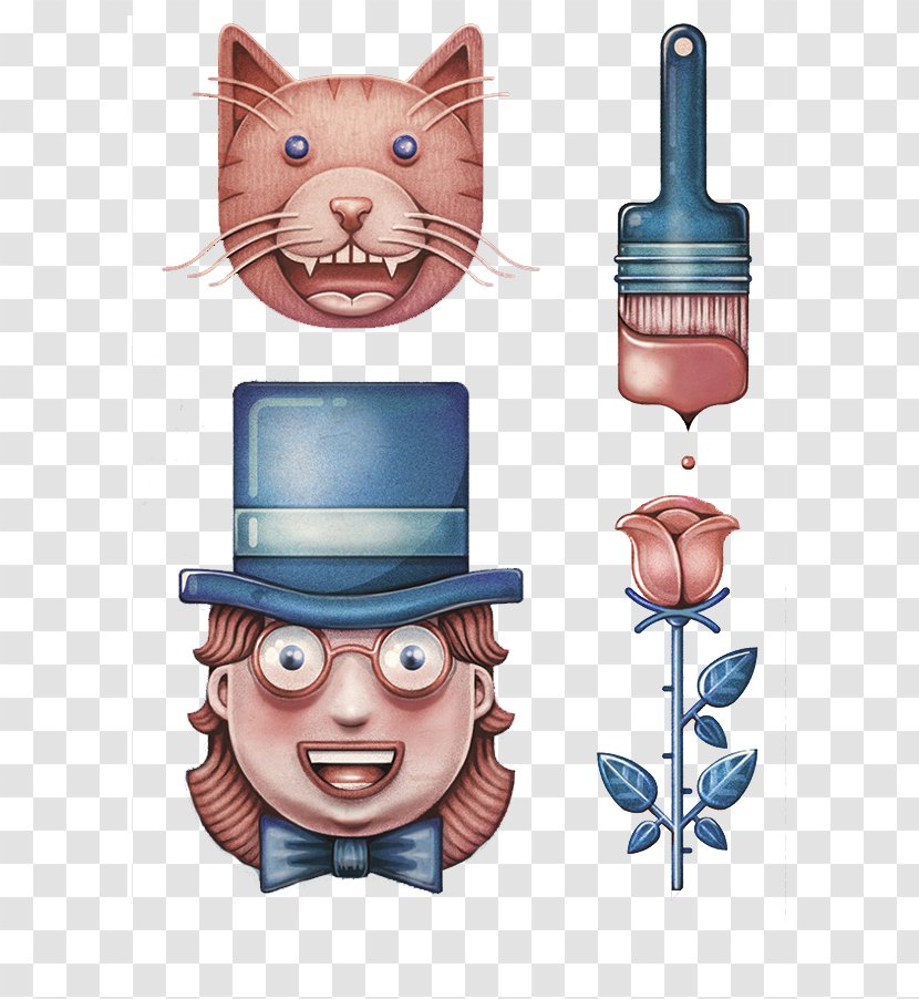 Alices Adventures In Wonderland Illustration - Head - Alice Series Transparent PNG