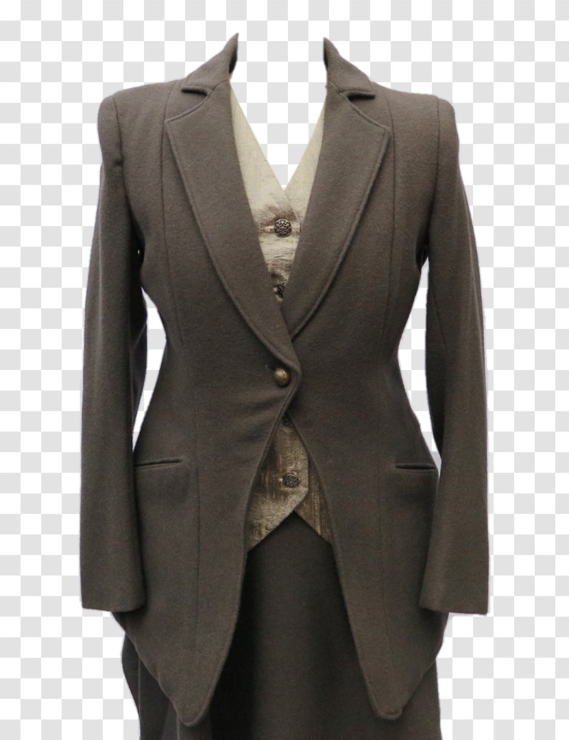 Blazer Jacket Tweed Pocket Coat - Brand Transparent PNG
