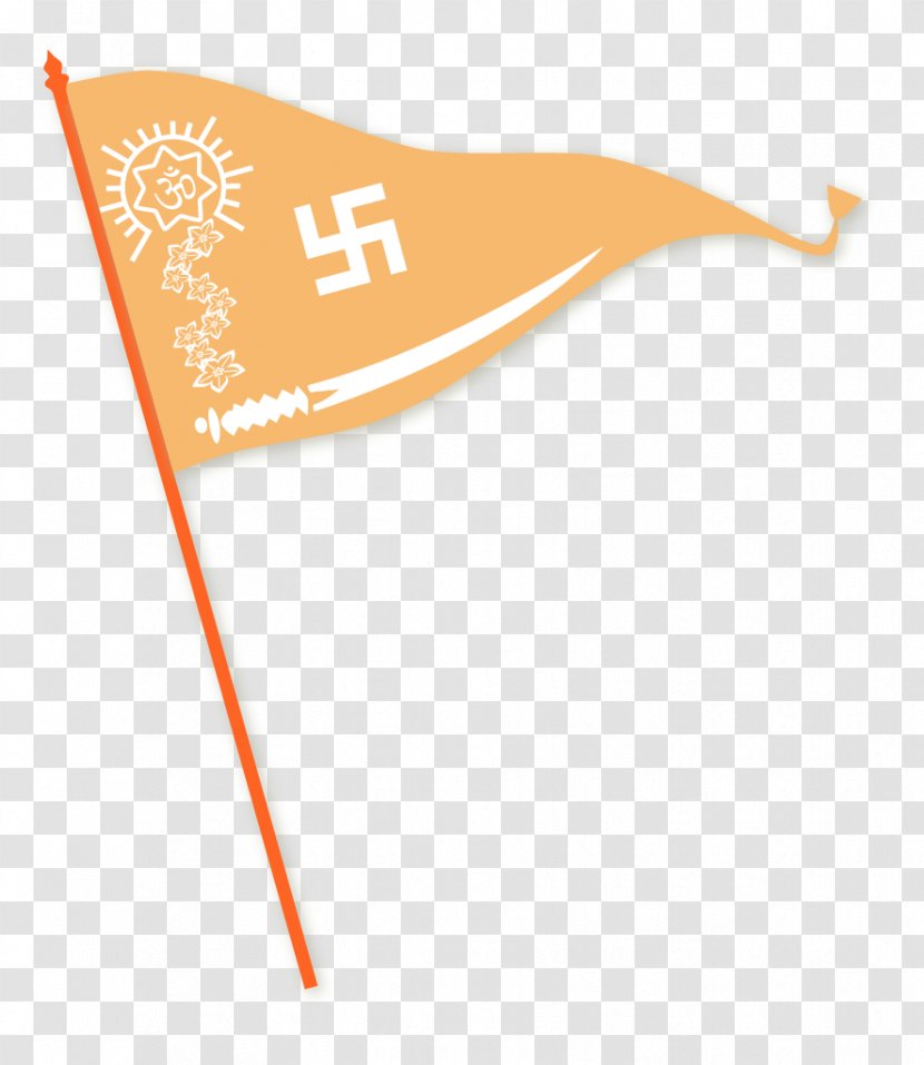 Akhil Bharatiya Hindu Mahasabha Hinduism Flag Vishva Parishad - Wikipedia - Party Transparent PNG