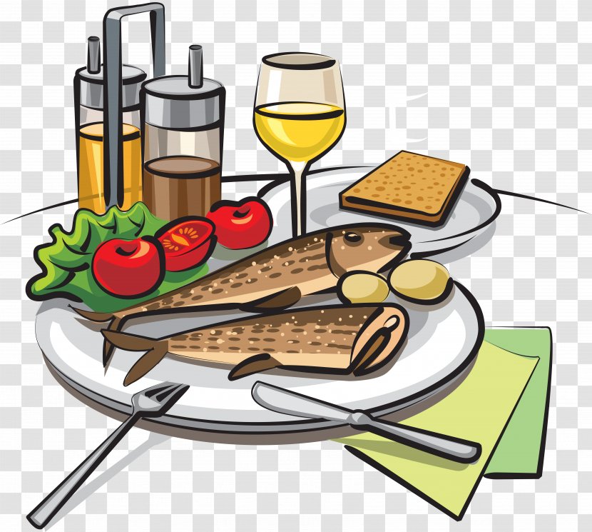 Fried Fish And Chips Barbecue Drawing - Vegetable Transparent PNG