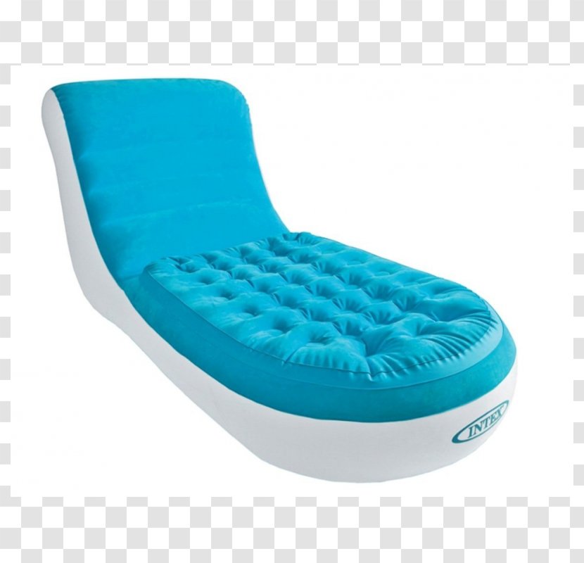 Inflatable Chaise Longue Chair Foot Rests Swimming Pool Transparent PNG
