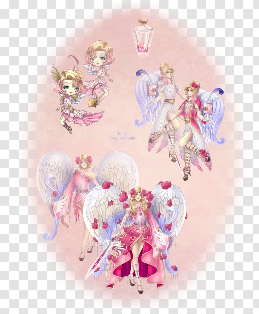 Figurine Pink M Character Fiction - Erotes Transparent PNG