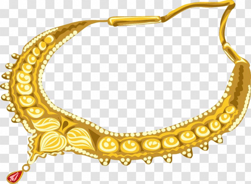 Jewellery Gold Necklace - Costume Jewelry - Photos Transparent PNG