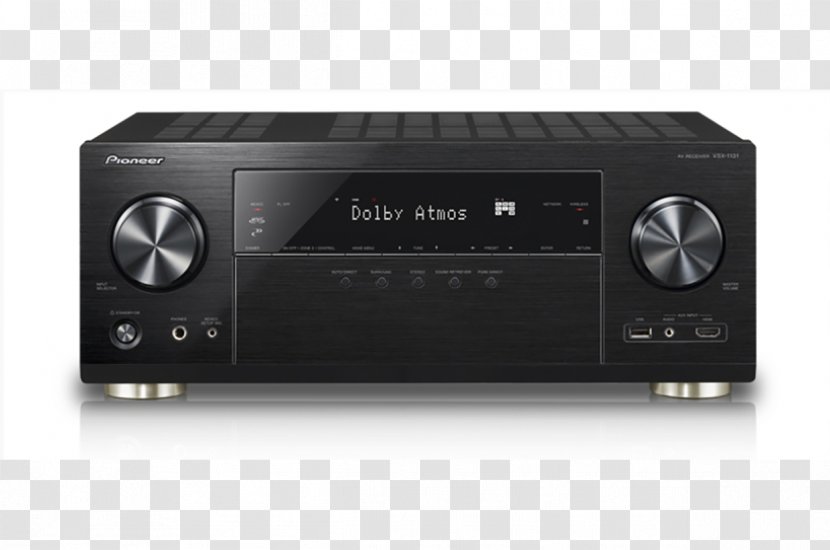 AV Receiver Home Theater Systems Pioneer Corporation Radio Audio - Electronics Transparent PNG