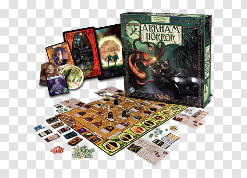 Arkham Horror: The Card Game Call Of Cthulhu Board - Horror - Lovecraftian Transparent PNG