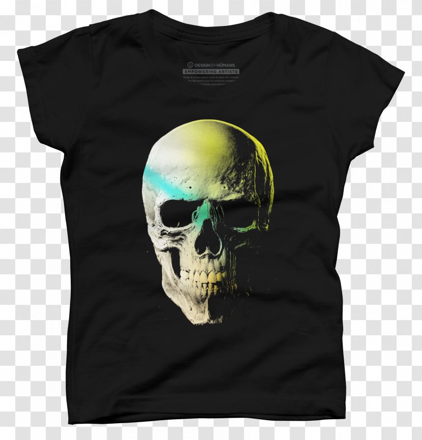 T-shirt Skull Sleeve Font - T Shirt Transparent PNG