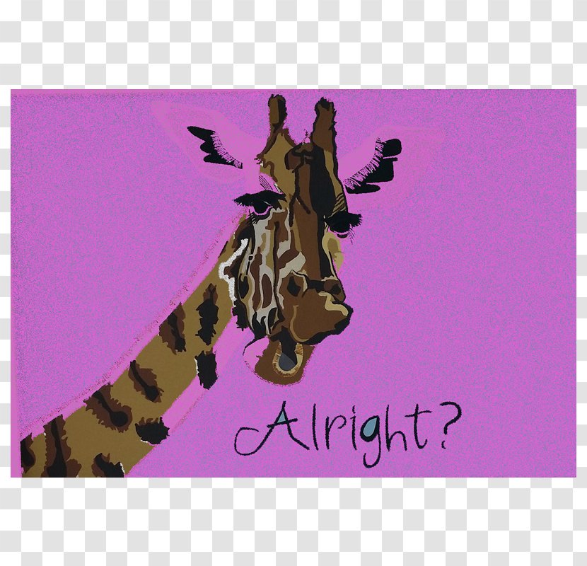 Work Of Art Giraffe YouTube Craft - Graphite Transparent PNG