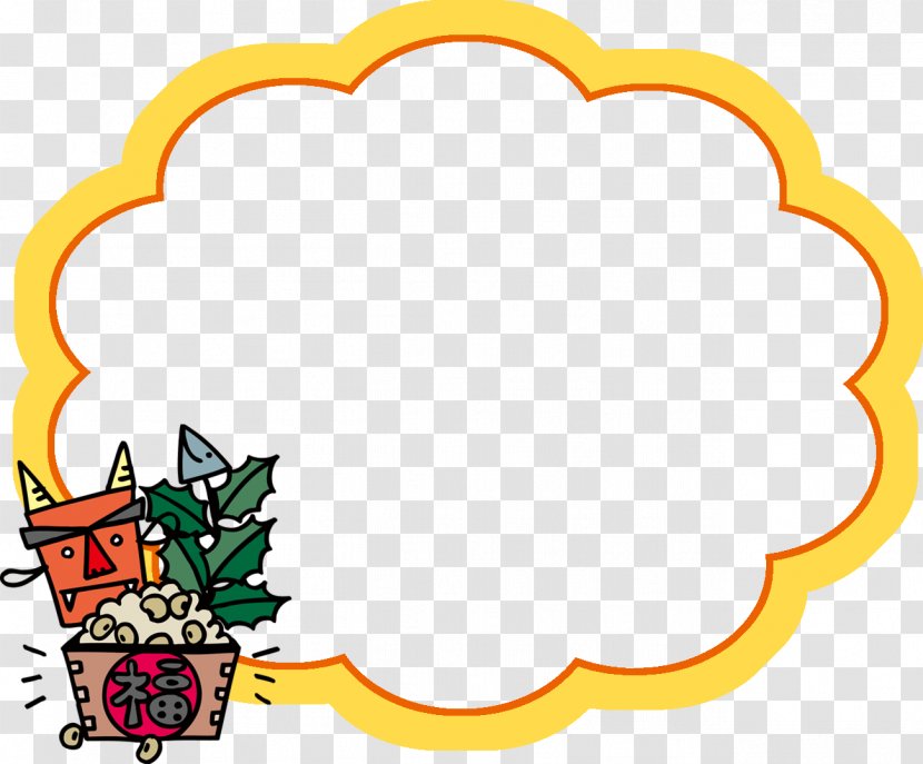Setsubun Oni 福の神 Clip Art - Nutrition Month Border Transparent PNG