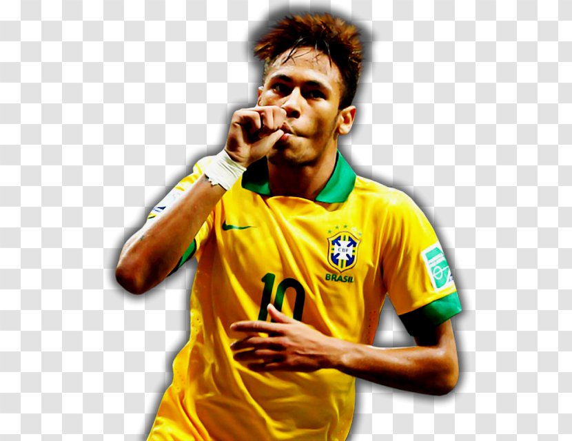 Neymar Brazil National Football Team FC Barcelona FIFA Confederations Cup Player - T Shirt Transparent PNG