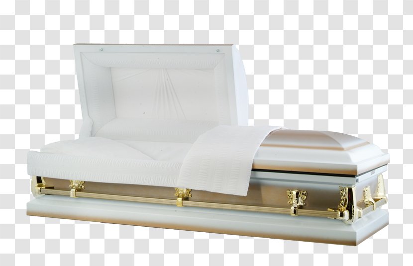 Coffin Gold Funeral Home Silver - Price Transparent PNG