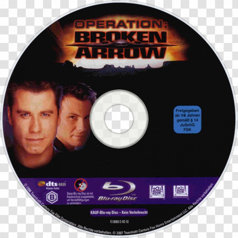Bob Gunton Samantha Mathis Broken Arrow Blu-ray Disc DVD - Dvd Transparent PNG