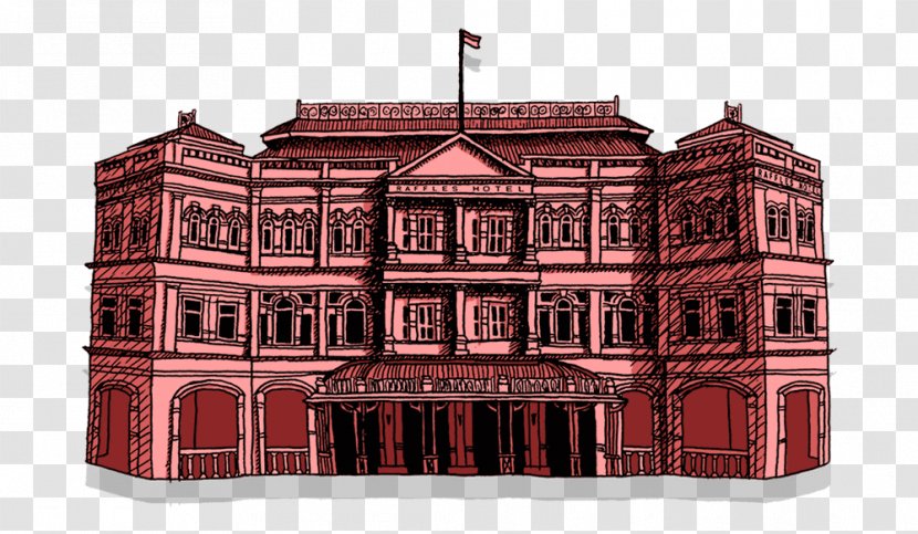 Facade Building The Little Red Dot - Mansion Transparent PNG