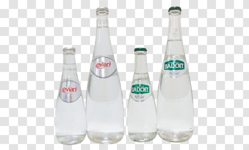 Glass Bottle Mineral Water Plastic Transparent PNG