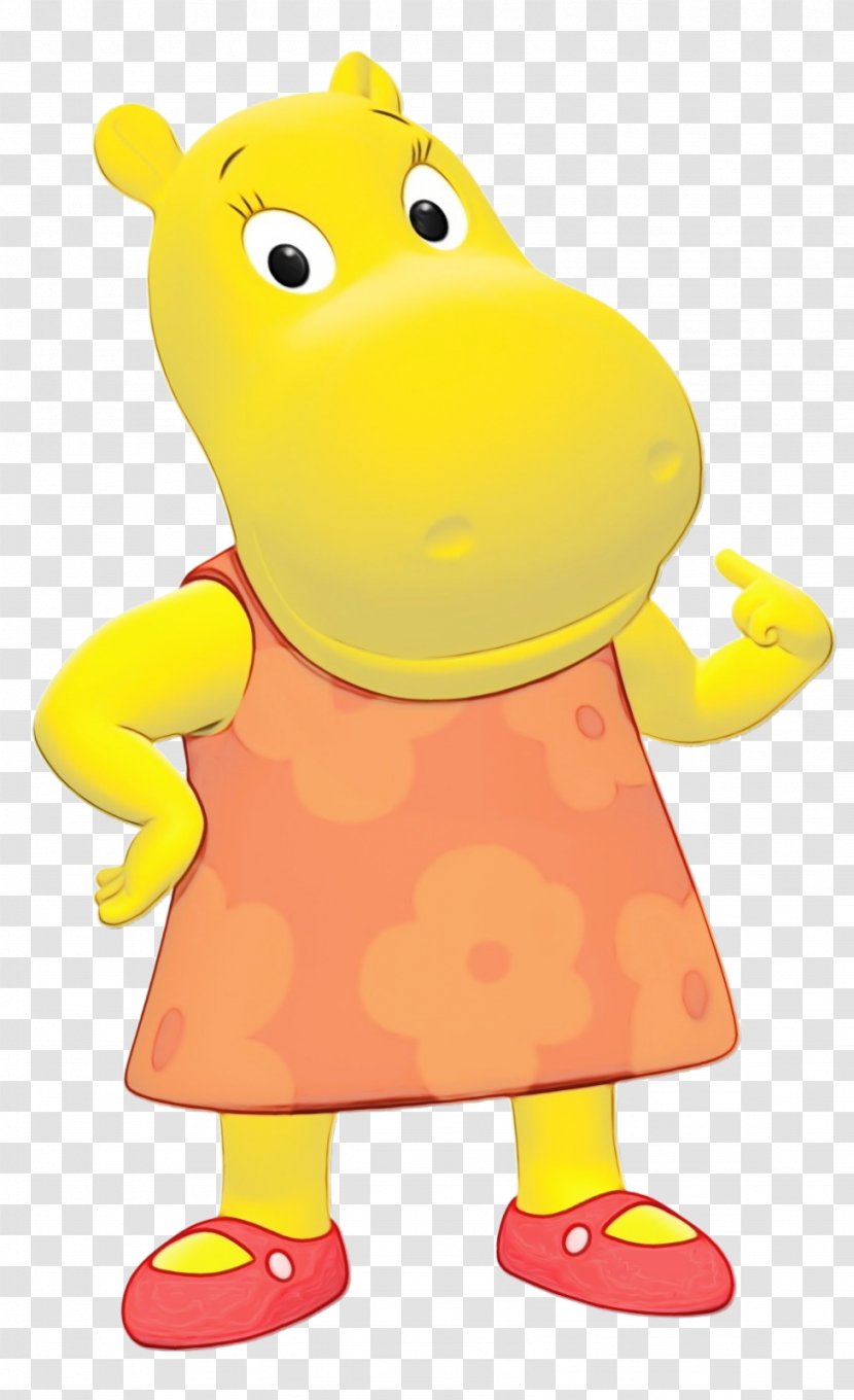 Cartoon Yellow Clip Art Toy Happy - Paint - Mascot Transparent PNG