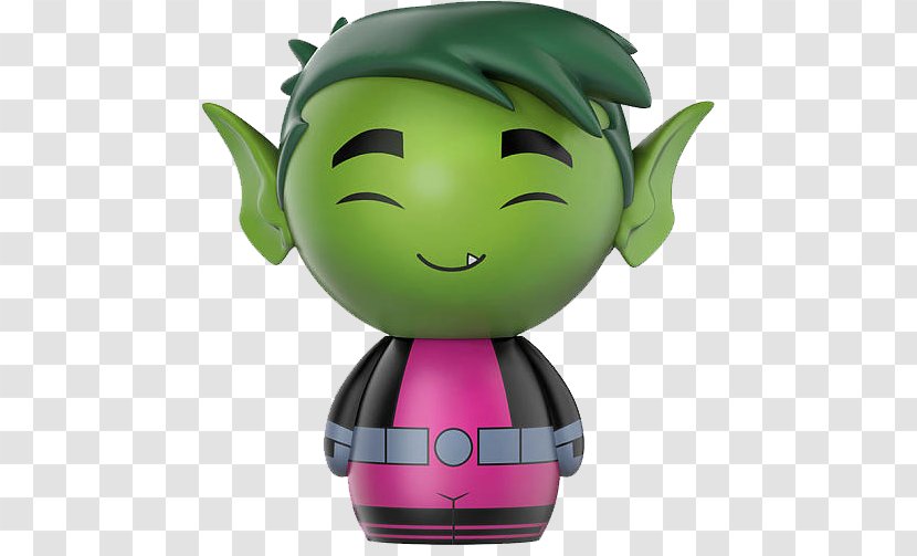 Beast Boy Raven Cyborg Starfire Robin - Action Toy Figures Transparent PNG