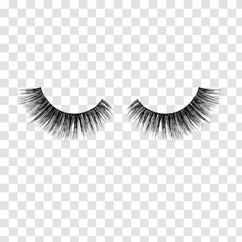 Cruelty-free Eyelash Extensions Mink Cosmetics - Black And White - Hair Transparent PNG