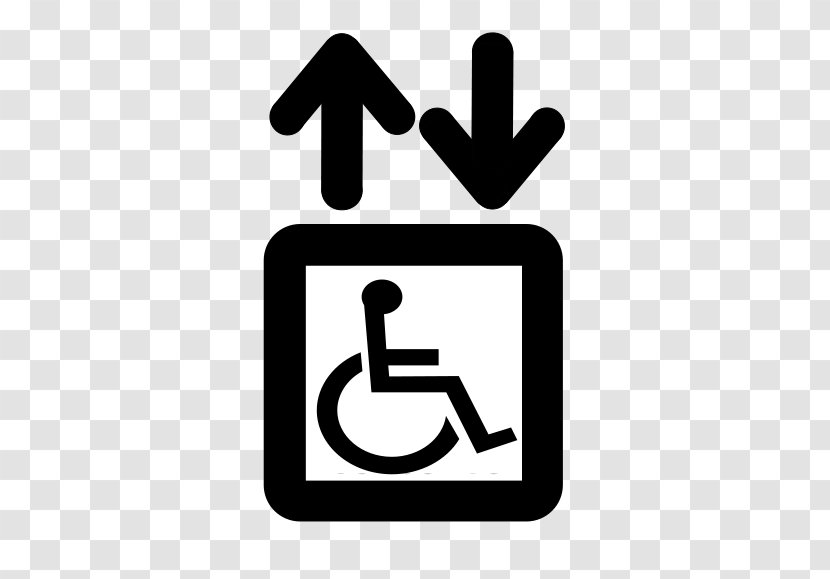 United States Department Of Transportation Elevator Clip Art - Printable Handicap Sign Transparent PNG