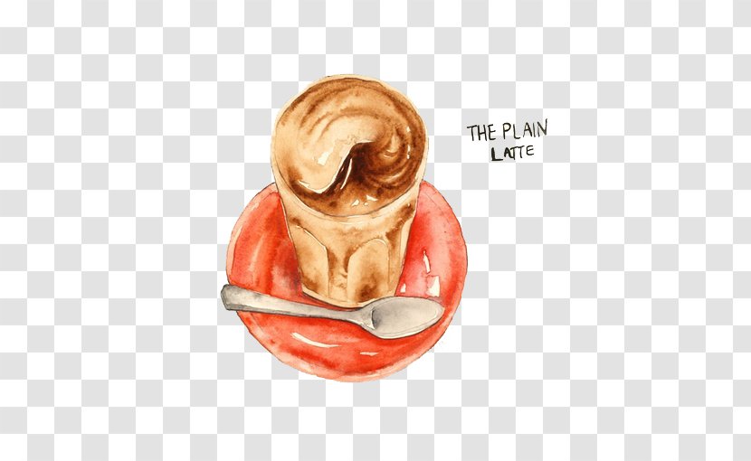 Coffee Junk Food Painting Illustration - Drawing - Cartoon Transparent PNG