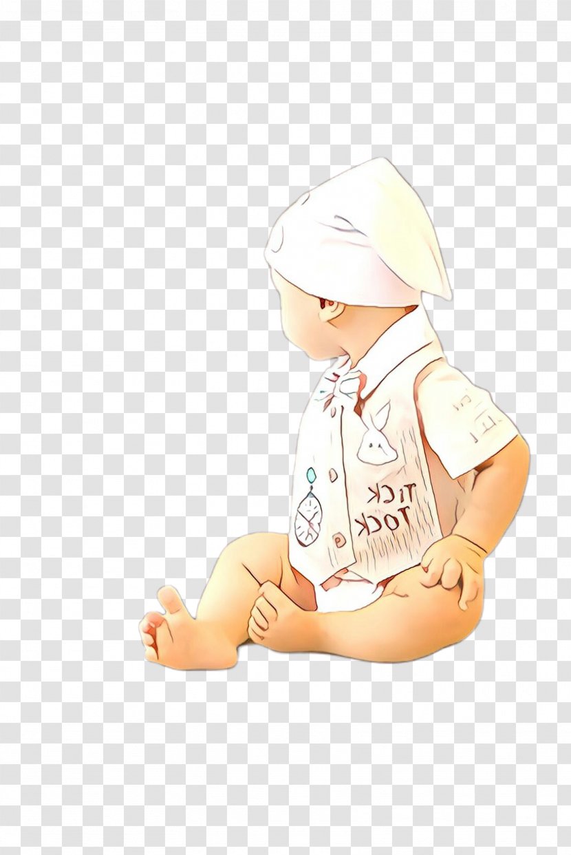 Cartoon Child Arm Cap Headgear - Toddler Baby Transparent PNG