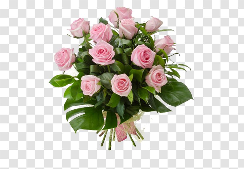 Flower Bouquet Rose - Floral Design - Pink Roses Flowers Photo Transparent PNG