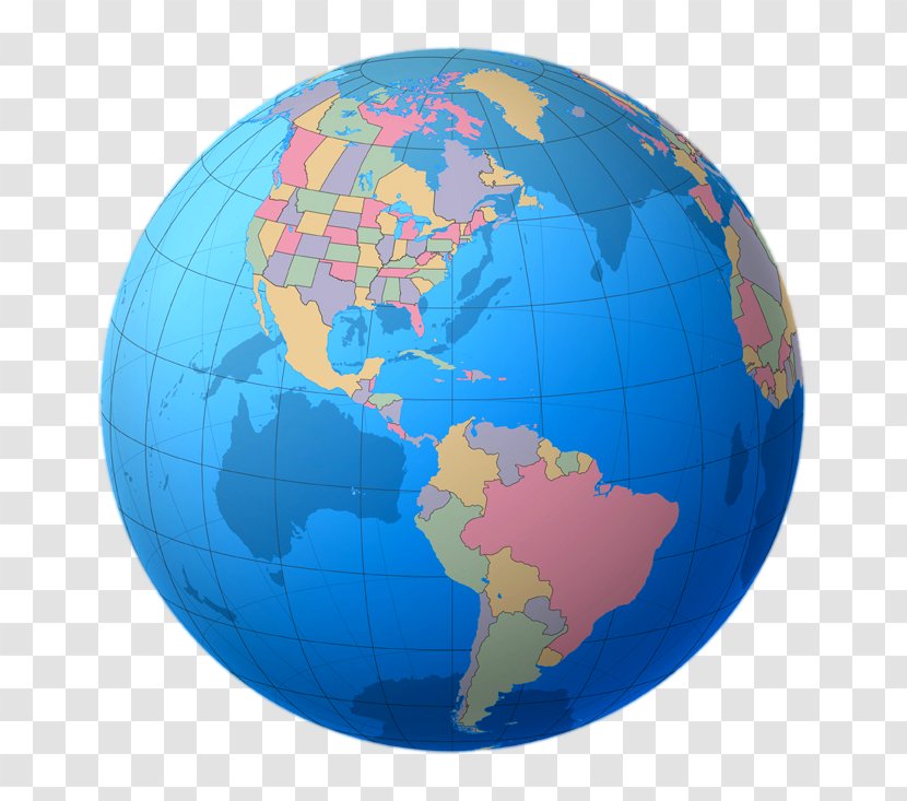 United States Globe South America World Map - Continent Transparent PNG