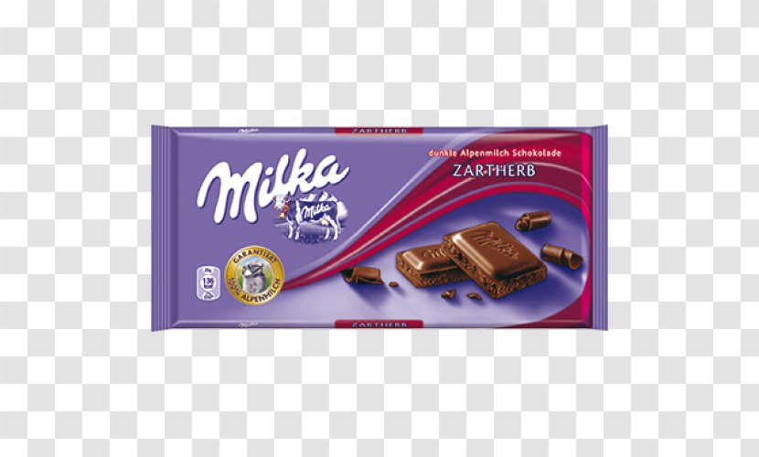 Chocolate Bar Milka Milk - Snack Transparent PNG