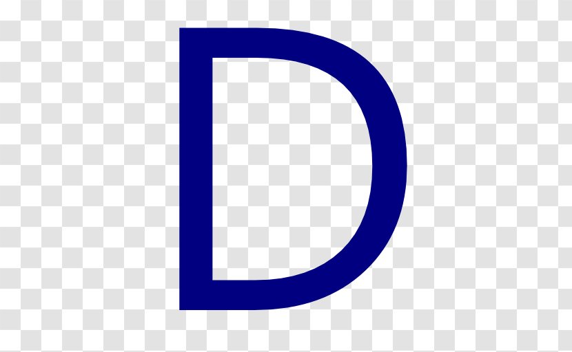 Blue Font Area Icon Pattern - Point - Letter D Transparent PNG