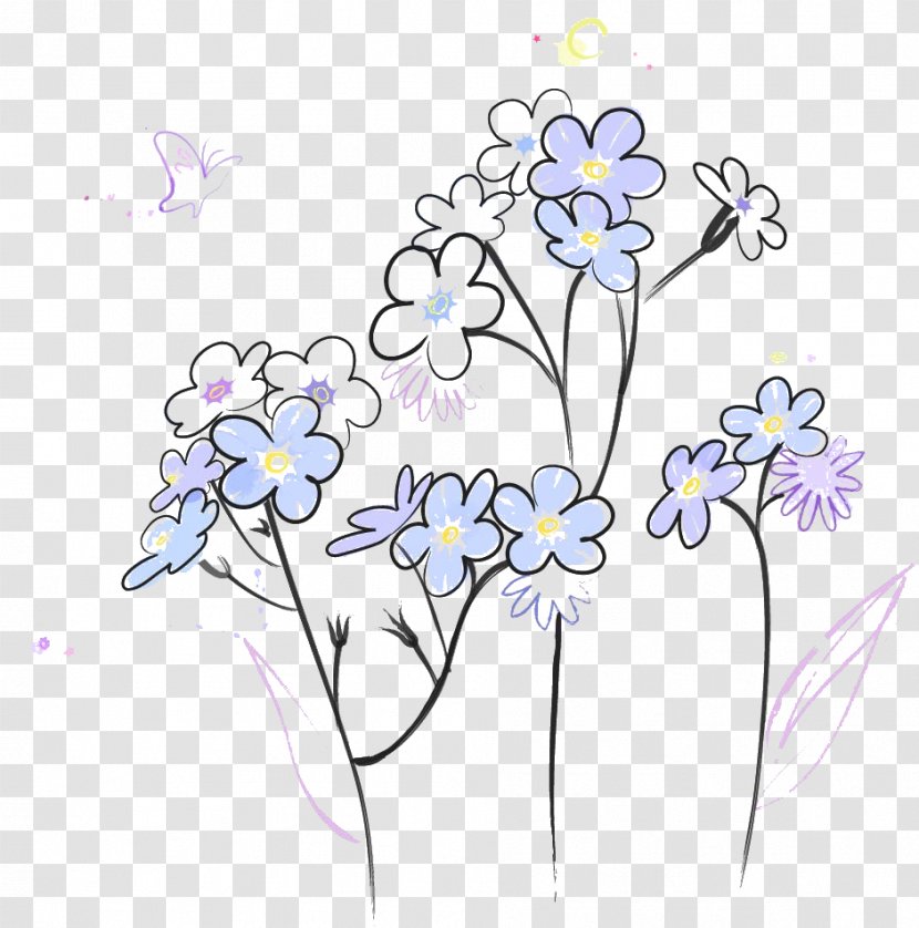 Flower Download Illustration - Cartoon - Lilac Transparent PNG