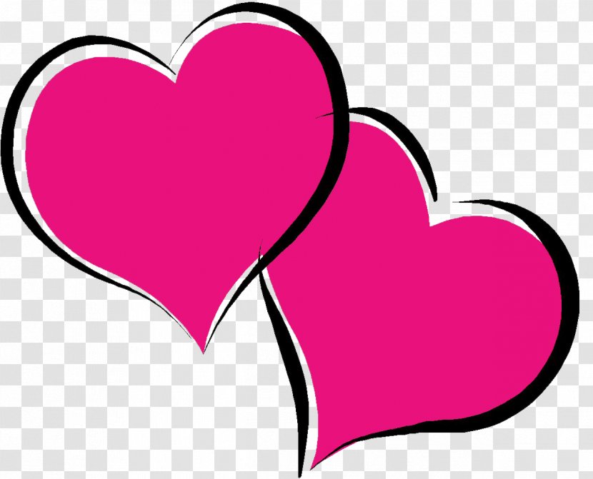 Valentines Day Heart Cupid Clip Art - Tree - Hot Pink Pic Transparent PNG