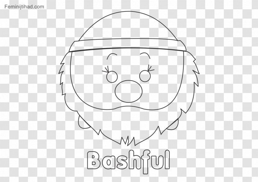 Disney Tsum Coloring Book Black And White Eye Child - Heart Transparent PNG