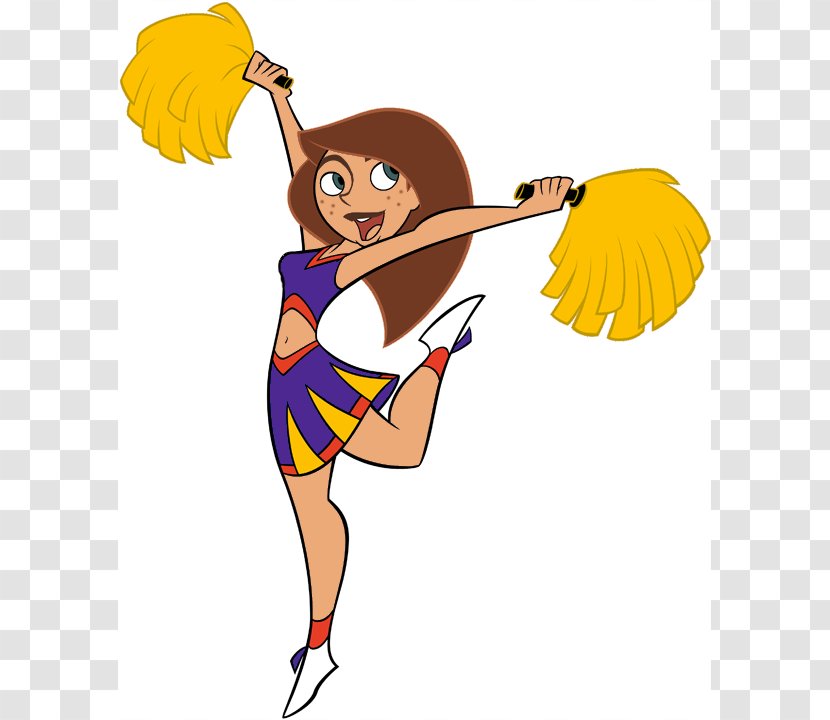 Cheerleading Cartoon Animation Clip Art Transparent PNG