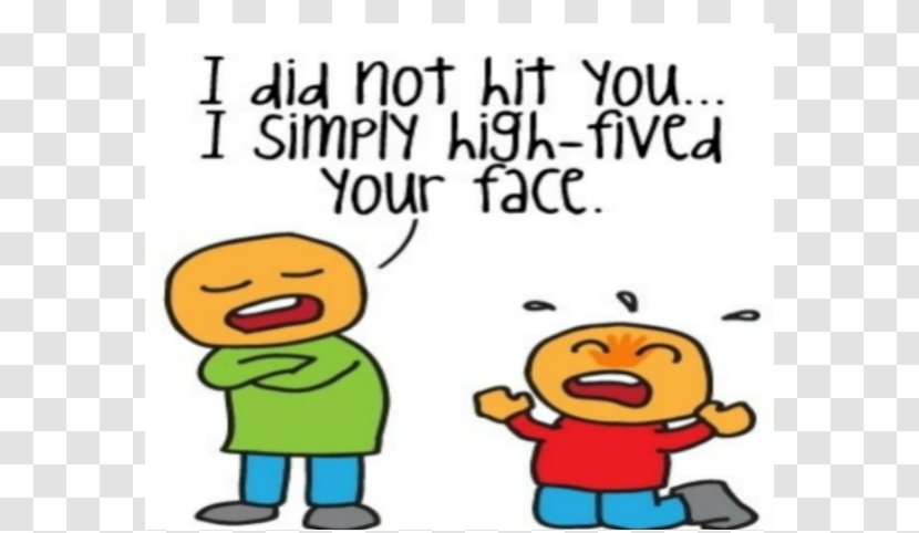 Face Slapping Smile High Five - Watercolor - Laugh And Cry Transparent PNG