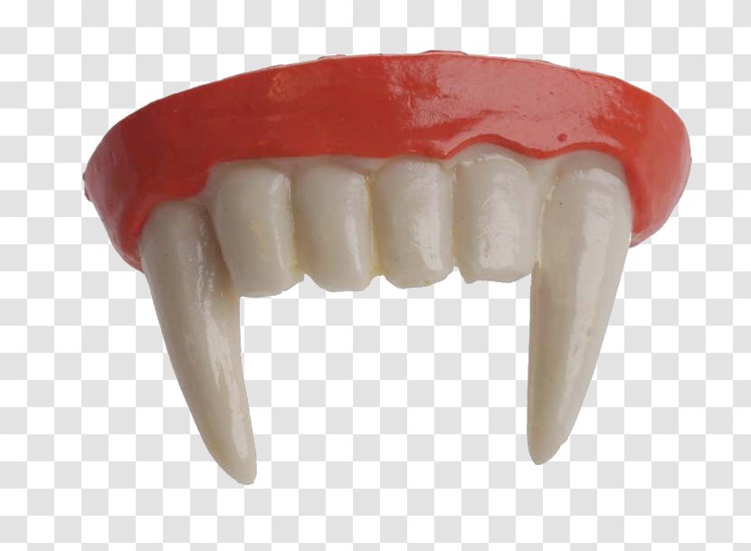 Vampire Fang Tooth Pathology Dentures - Ghost - Plastic Fangs Teeth Transparent PNG