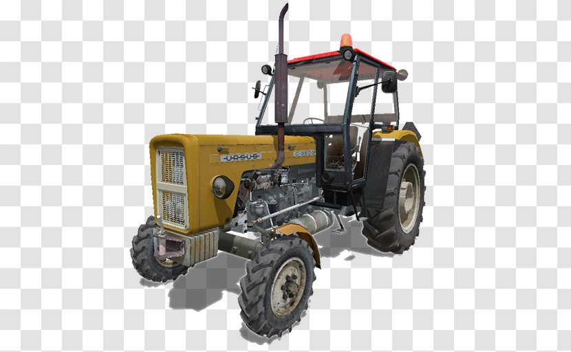 Tractor Car Motor Vehicle Scale Models Machine - Automotive Tire Transparent PNG
