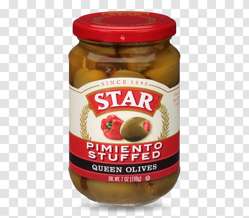 Relish Stuffing Chutney Delicatessen Pimiento - Ingredient - Green Olives Transparent PNG
