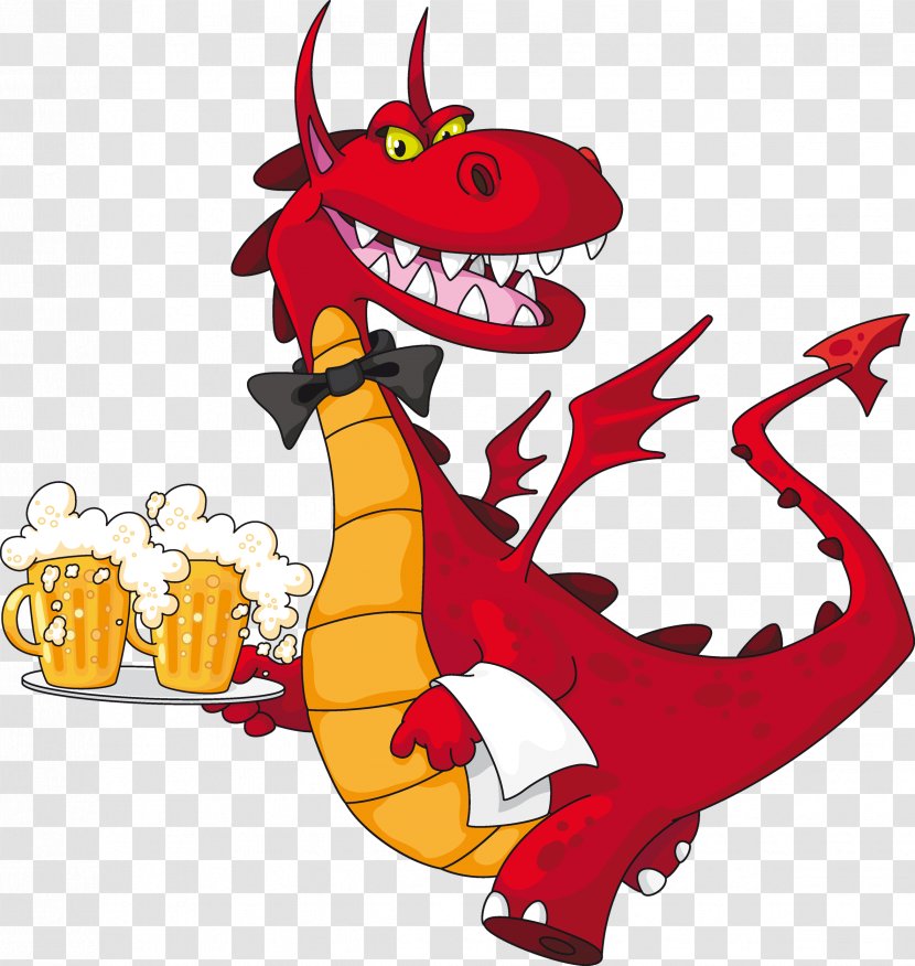 Beer Royalty-free Clip Art - Fictional Character - Lizard Transparent PNG