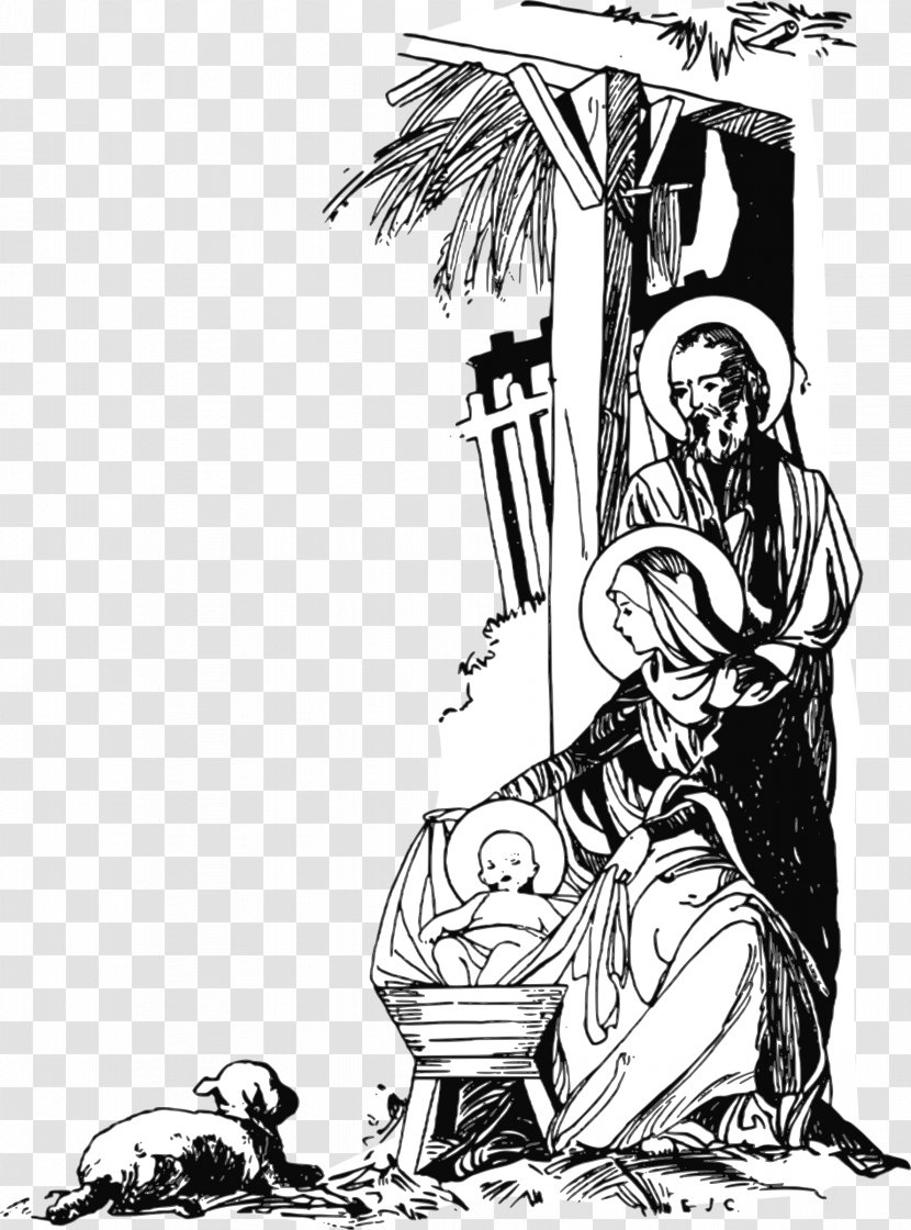 Nativity Of Jesus Miracles Calvary Clip Art - Drawing - Birth Transparent PNG