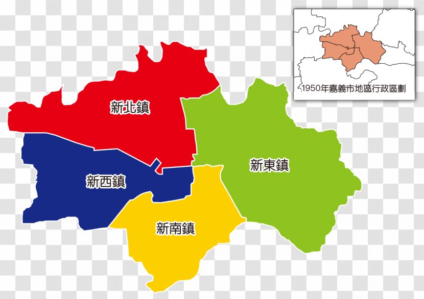 Chiayi County County-controlled City 嘉义市 New Taipei - 1950 Transparent PNG