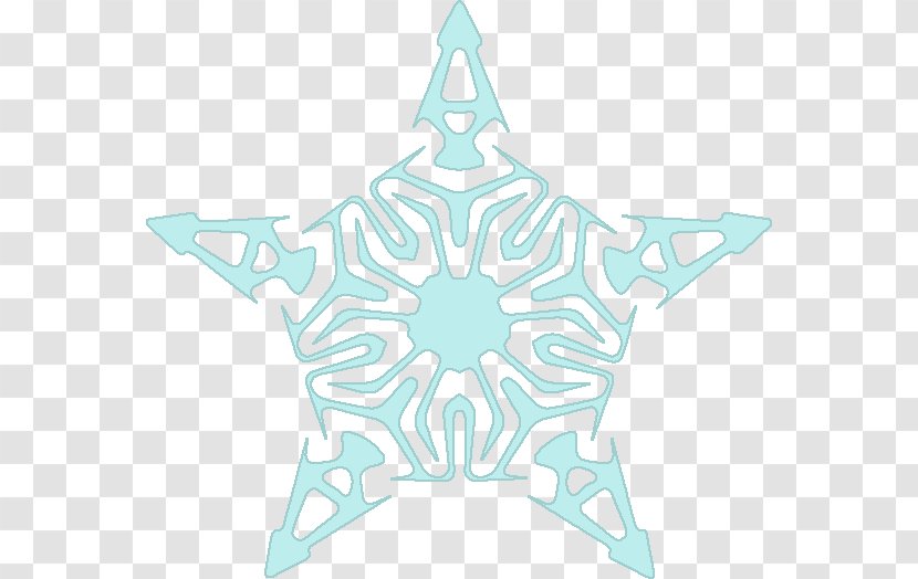 Electric Blue Cobalt Aqua Pattern - Area - Snowflake Transparent PNG