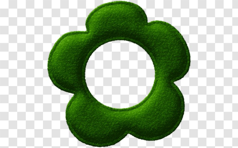 Circle - Saint Patrick - Green Flowers Transparent PNG