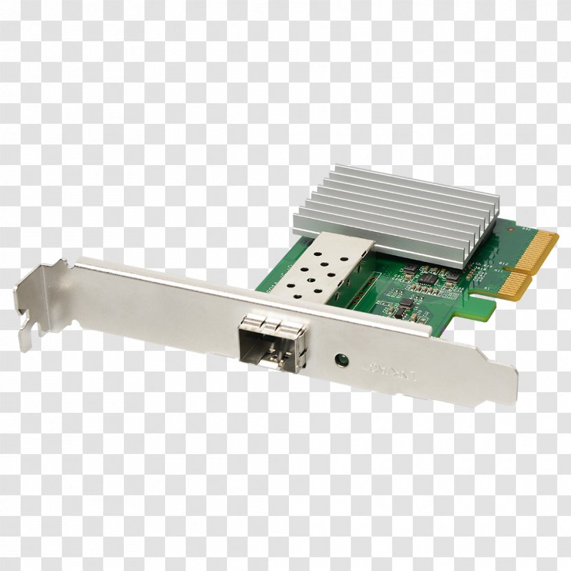 Network Cards & Adapters 10 Gigabit Ethernet Conventional PCI Express Computer Transparent PNG