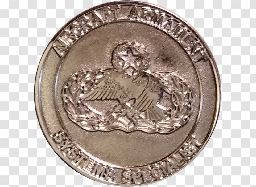 Challenge Coin Silver Medal Police - Plating Transparent PNG