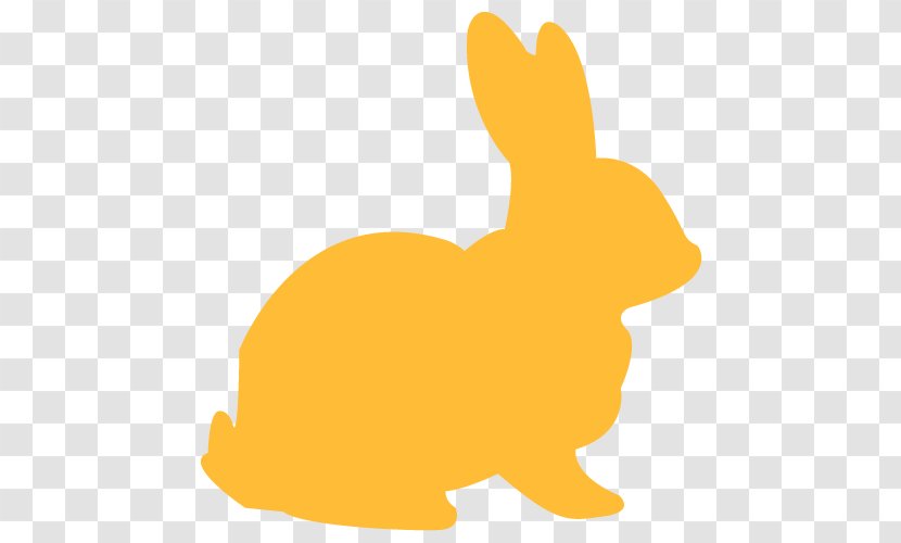 Easter Bunny Hare Rabbit Clip Art Chocolate - Yellow Transparent PNG