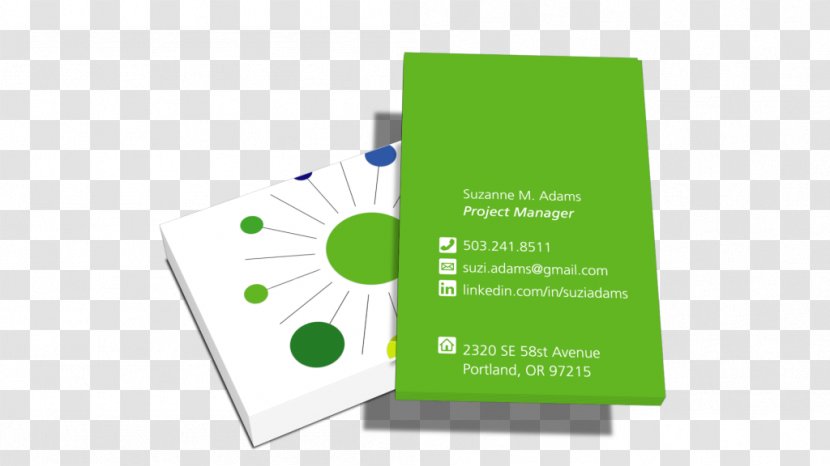 Business Card Design Cards Project Manager Visiting - Brand Transparent PNG