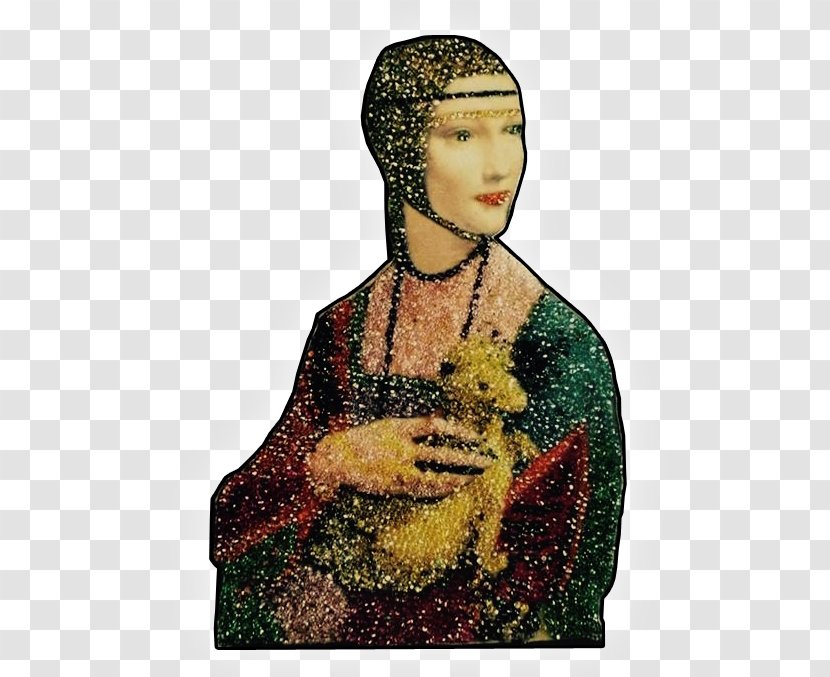 Lady With An Ermine Artist Stoat Draughts - Leonardo Da Vinci - Coquette Transparent PNG