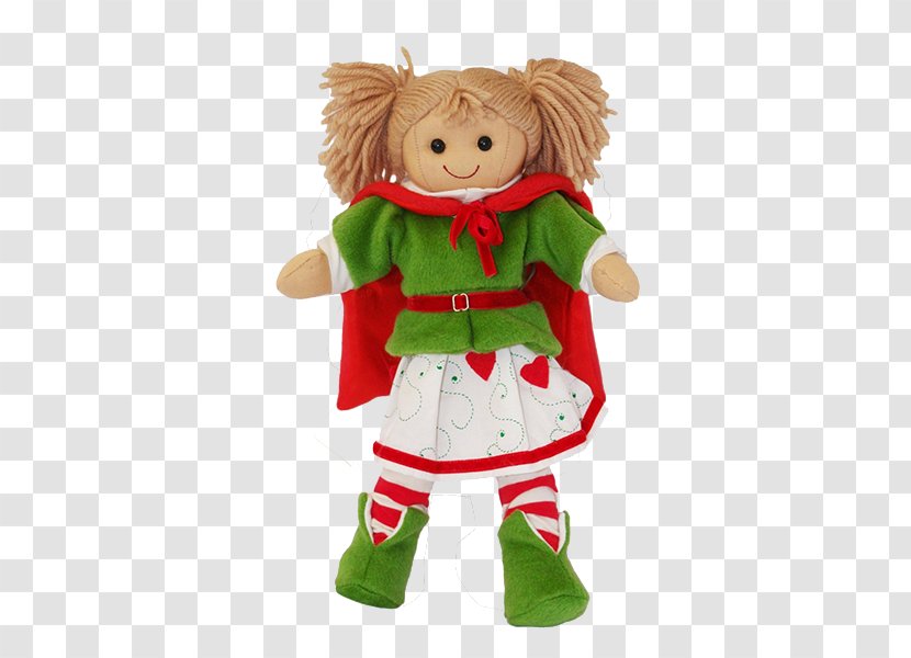 Doll Christmas Ornament Stuffed Animals & Cuddly Toys Character Figurine - Plush Transparent PNG