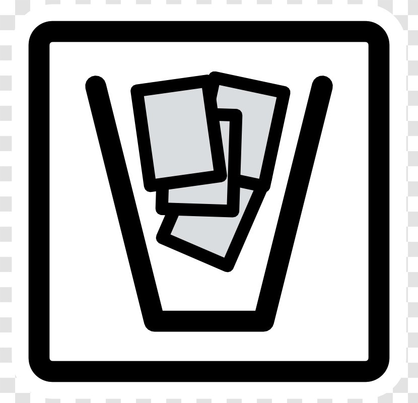 Recycling Clip Art - Black And White - Trash Pictures Transparent PNG